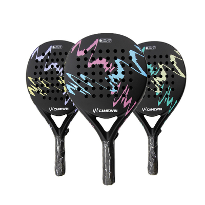 Full Carbon Beach Tennis Racket Soft EVA Face Raqueta With Bag Unisex Equipment Padel Racket