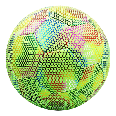 Luminous Soccer Ball Size 5 Night Glowing Soccer Game Footballs Glow In The Dark