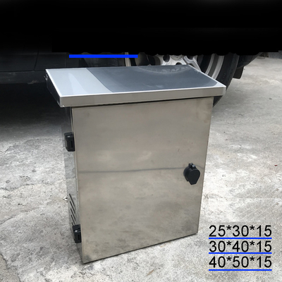 Stainless Steel Electrical Enclosure Outdoor CCTV Power Supply Distribution Box