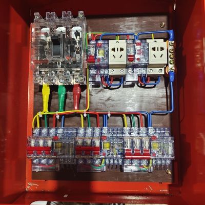 Orange Steel Electrical Enclosure Outdoor Cctv Power Supply Cable Distribution Box Waterproof