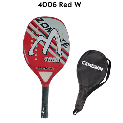 Beach Tennis Padel Racket  Carbon Fiber Paddle Racket Soft EVA Face Outdoor Ball Sports