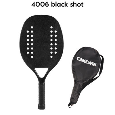 Beach Tennis Padel Racket  Carbon Fiber Paddle Racket Soft EVA Face Outdoor Ball Sports
