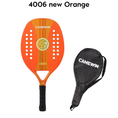 Beach Tennis Padel Racket  Carbon Fiber Paddle Racket Soft EVA Face Outdoor Ball Sports