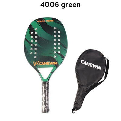 Beach Tennis Padel Racket  Carbon Fiber Paddle Racket Soft EVA Face Outdoor Ball Sports