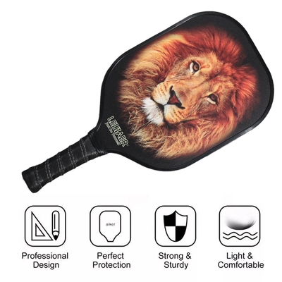 Pickleball Paddle Racket Set Pickball Carbon Core Honeycomb Composition With 2 Sport Balls