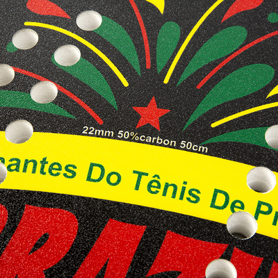 Carbon Fiber Padel Brasil Beach Tennis Rackets Paddle Soft EVA Face Raqueta With Carry Bags