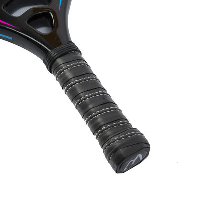 3K Carbon Fiber Beach Tennis Racket Rough Surface Soft Interlayer Racquet with Protective Bag