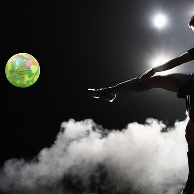 Luminous Soccer Ball Size 5 Night Glowing Soccer Game Footballs Glow In The Dark
