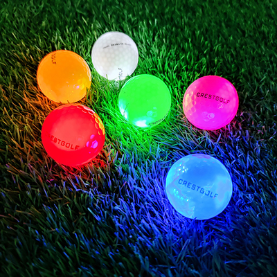 Glow In The Dark Light Up Luminous LED Golf Balls Golfers Night Training Balls