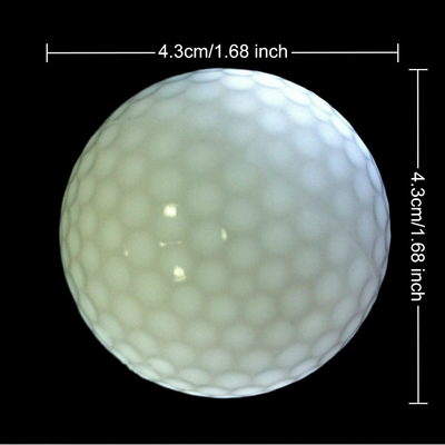 Glow In The Dark Light Up Luminous LED Golf Balls Golfers Night Training Balls