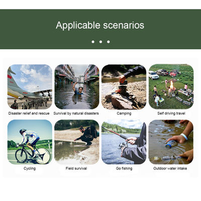 Outdoor Water Purifier Filter Pressure Pump Portable Water Purifier Type Survival Emergency Camping