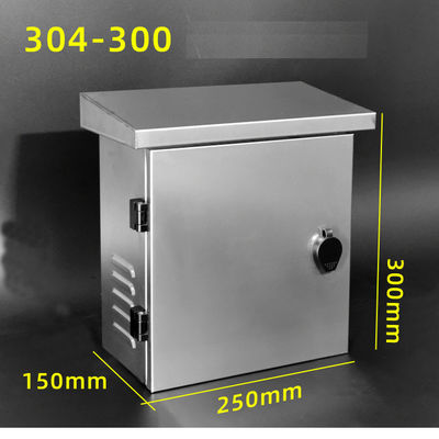 Stainless Steel Electrical Enclosure Outdoor CCTV Power Supply Distribution Box