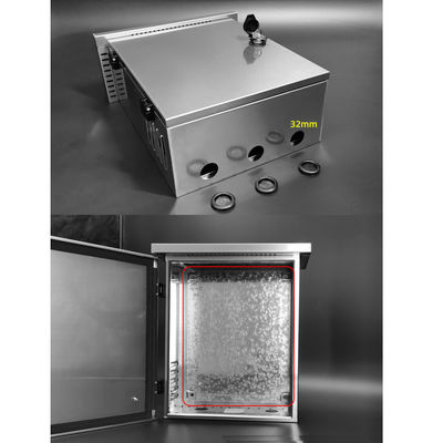 Stainless Steel Electrical Enclosure Outdoor CCTV Power Supply Distribution Box