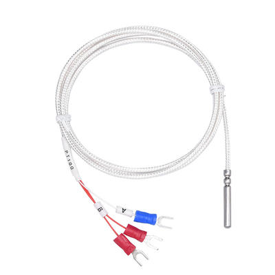Probe Tube Type PT100 Thermocouple Sensor 3 Wires for Temperature Controller Kit